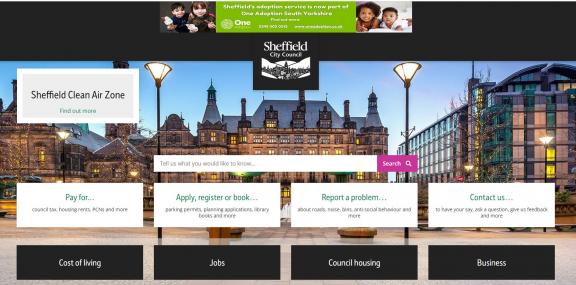 Sheffield City Council Homepage