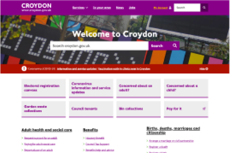 Screenshot of Croydon