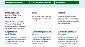 LocalGov base theme for Cumbria