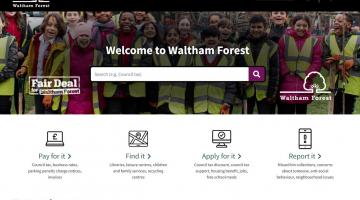 Waltham Forest Council website home page