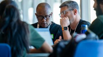people at a conference